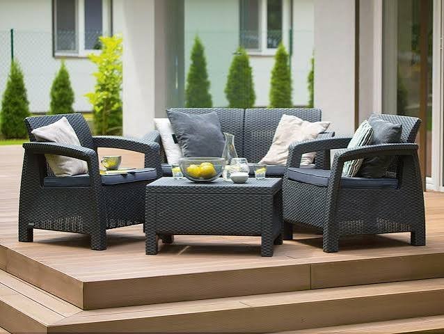 Set Tavolo e Sedie da Giardino Keter Corfu – 5 Posti